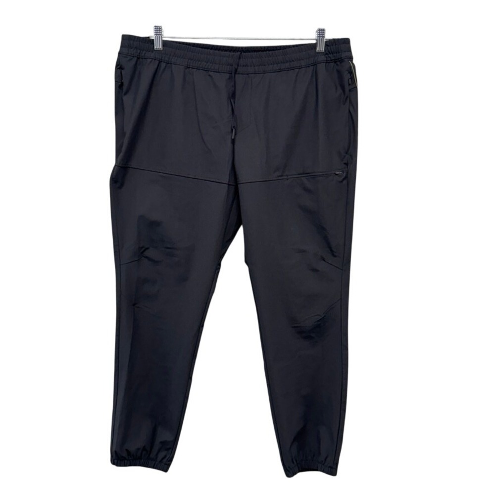 NWT All in Motion Mens XL Utility Jogger Black Drawstring Zipper Pockets UPF 50+